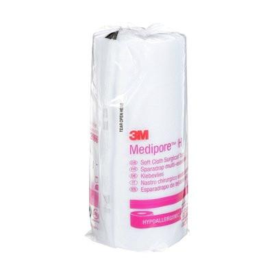3M Medipore™ Hypoallergenic Soft Cloth Surgical Tape, White, Water  Resistant, Latex Free 4 x 10 yds