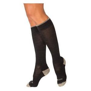 Image of Merino Outdoor Socks, Calf, 15-20 mmHg, Small, Charcoal