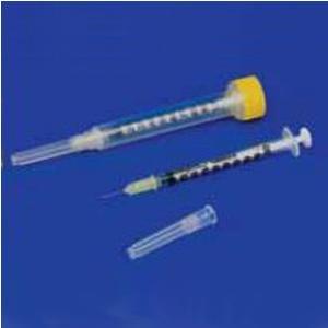 Image of Monoject Rigid Pack Regular Tip Tuberculin Syringe 1 mL (100 count)