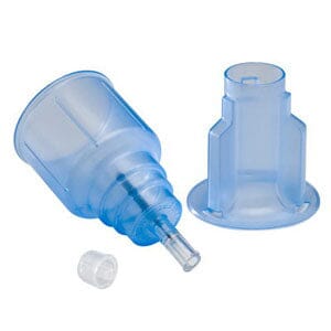 Image of Monoject® Angel Wing® Female Blood Transfer Device with Adapter Insert