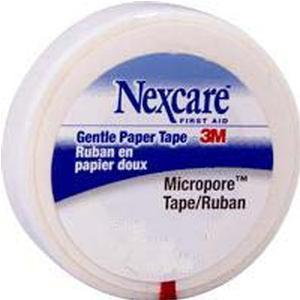 Nexcare Micropore Paper Hypoallergenic Tape 1 x 10 yds.