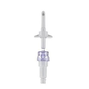 Non-vented Dispensing Pin with Safesite Valve and Luer Lock Connector, –  Save Rite Medical