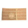 Image of Nu-Form Beige Support Belt 3-1/4" Opening 1-1/2" From Bottom 7" Wide 36" - 40" Waist Large, Right