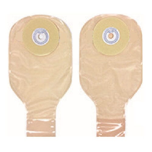 Image of Nu-Hope Nu-Flex™ Drainable Pouch, 1-1/2" x 1-3/4" Stoma, Post-Op, Roll-Up Closure, Convex, Trim-To-Fit, Flat, Round Opening, Adult