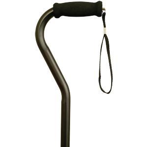 Image of Offset Handle Cane, Black