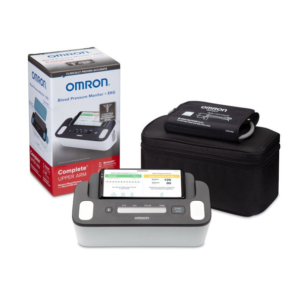 OMRON Healthcare EU on X: OMRON Complete, blood pressure monitor with  single lead ECG. Find out more:  #Afib #ECG  #OMRONHealthcare  / X