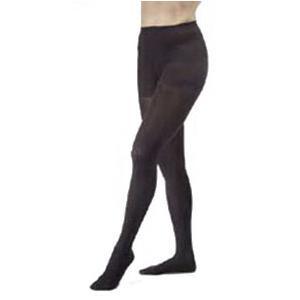 Image of Opaque Women's Waist-High Moderate Compression Pantyhose X-Large, Black