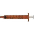 Image of Oral Syringe with Tip Cap 3 mL, Amber (500 count)