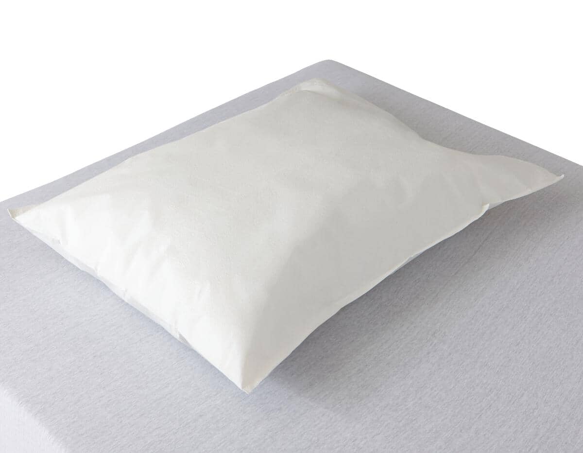 Image of Poly Tissue Pillowcase, White, 21" x 30", 100/CS