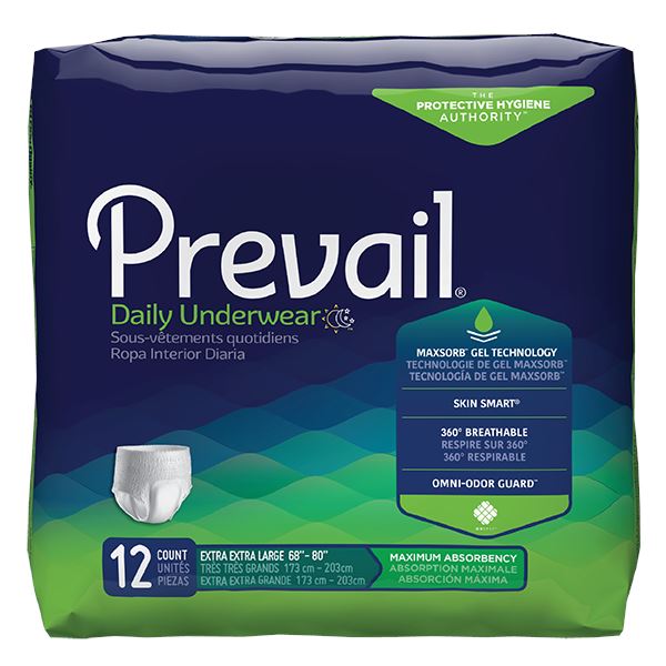 Prevail Adult Daily Disposable Underwear Pull Up Style Maximum Absorbe –  Save Rite Medical