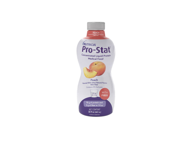 Image of Pro-Stat, Peach, With Fiber, 30 fl. oz.