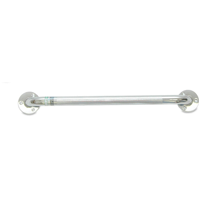 Image of ProBasics Chrome Knurled Grab Bar, 16"