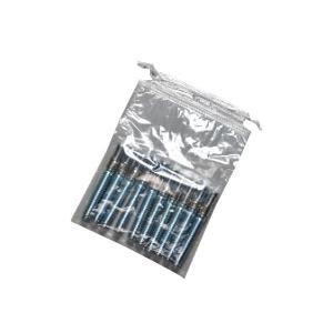 Image of Pull-Tite Low Density Polyethylene Double-Drawstring Bag, 12" x 8"