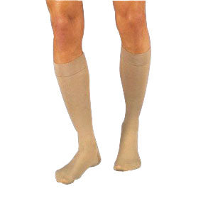 Image of Relief Knee-High Extra-Firm Compression Stockings Large Full Calf, Beige