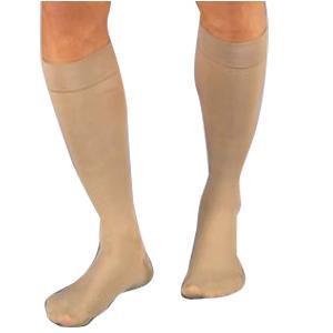 Image of Relief Knee-High Firm Compression Stockings Large Full Calf, Black