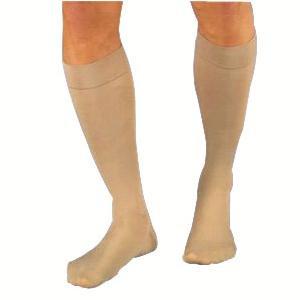 Image of Relief Knee-High Moderate Compression Stockings X-Large Full Calf, Silky Beige