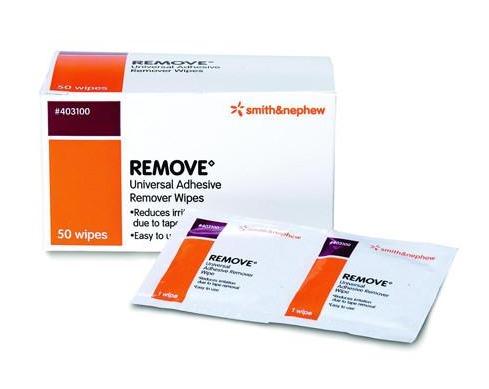New Sting-Less Adhesive Remover Wipes | Bandage Adhesive Remover for Skin | Medical Adhesive Remover Wipes | Removes Bandages, Medical Tape, & Skin