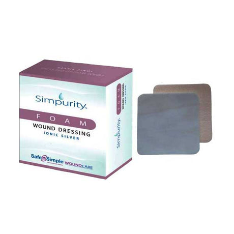 Image of Safe N Simple Simpurity Foam with Silver 4" x 5"