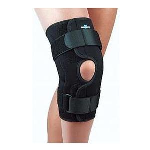 Image of Safe-T-Sport Wrap-Around Hinged Knee Stabilizing Brace, Neoprene, 2X-Large, Black