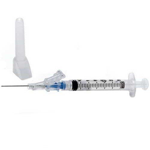 Image of SafetyGlide Syringe with Detachable Needle 22G x 1-1/2", 10 mL