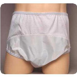 Image of Sani-Pant Lite Moisture-proof Pull-on Brief with Breathable Panel Medium 30" - 36"