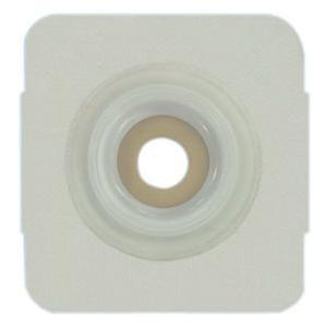 Image of Securi-T USA Extended Wear Convex Pre-Cut 7/8" Wafer White Tape Collar (4" x 4")