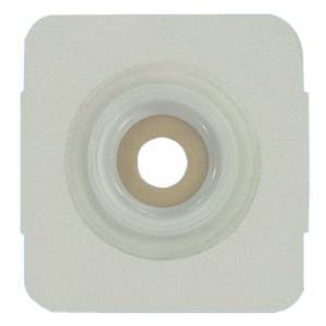 Image of Securi-T USA Standard Wear Convex Wafer White Tape Collar Cut-to-Fit (4-1/4" x 4-1/4")