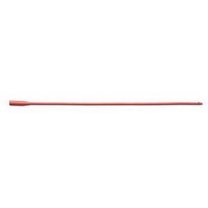 Image of Smooth Tip Red Rubber Intermittent Catheter 14 Fr 16"