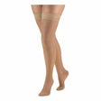 Image of Soft Opaque Thigh-High with Grip-Top, 20-30, Small, Long, Closed, Nude