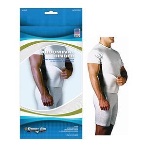 Image of Sport Aid Abdominal Binder, 9", White, Small