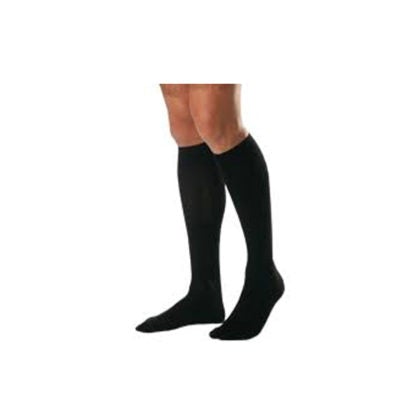 Image of UltraSheer Knee-High Firm Compression Stockings Large, Black