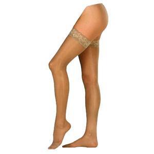 Image of Ultrasheer Thigh-High with Silicone Border, 15-20 mmHg, Closed, X-Large, Expresso